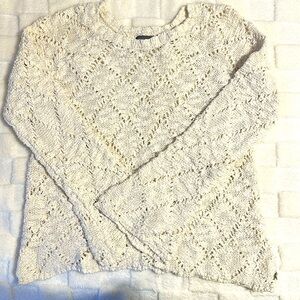 Kendall & Kylie White Knot sweater